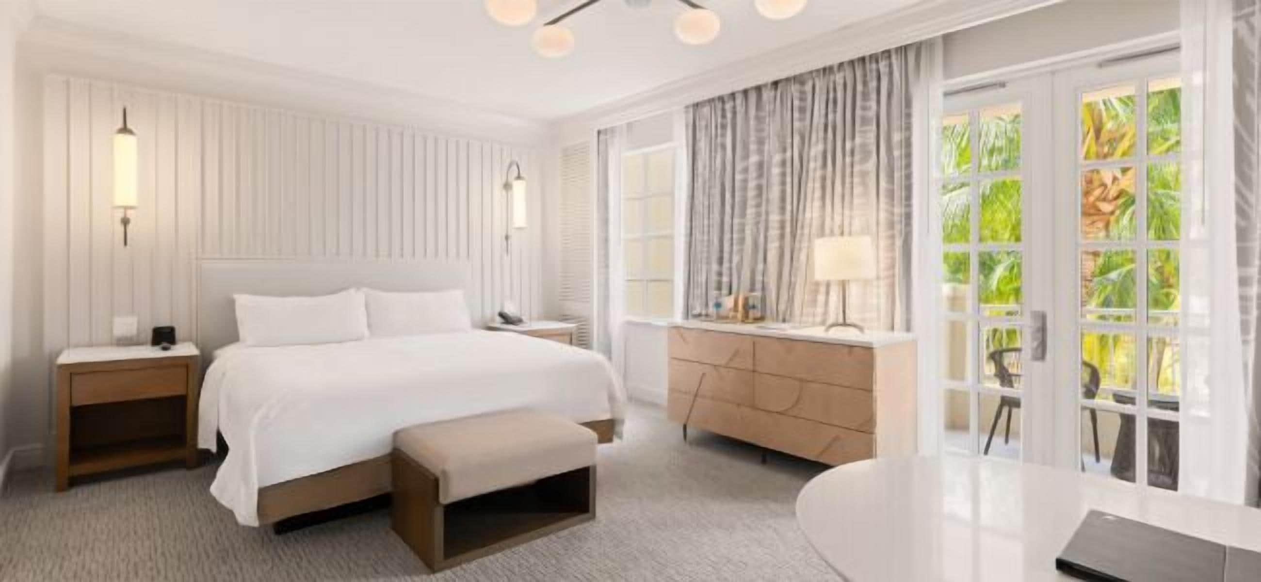 Sengetøy av topp kvalitet, senger med overmadrass og minibar