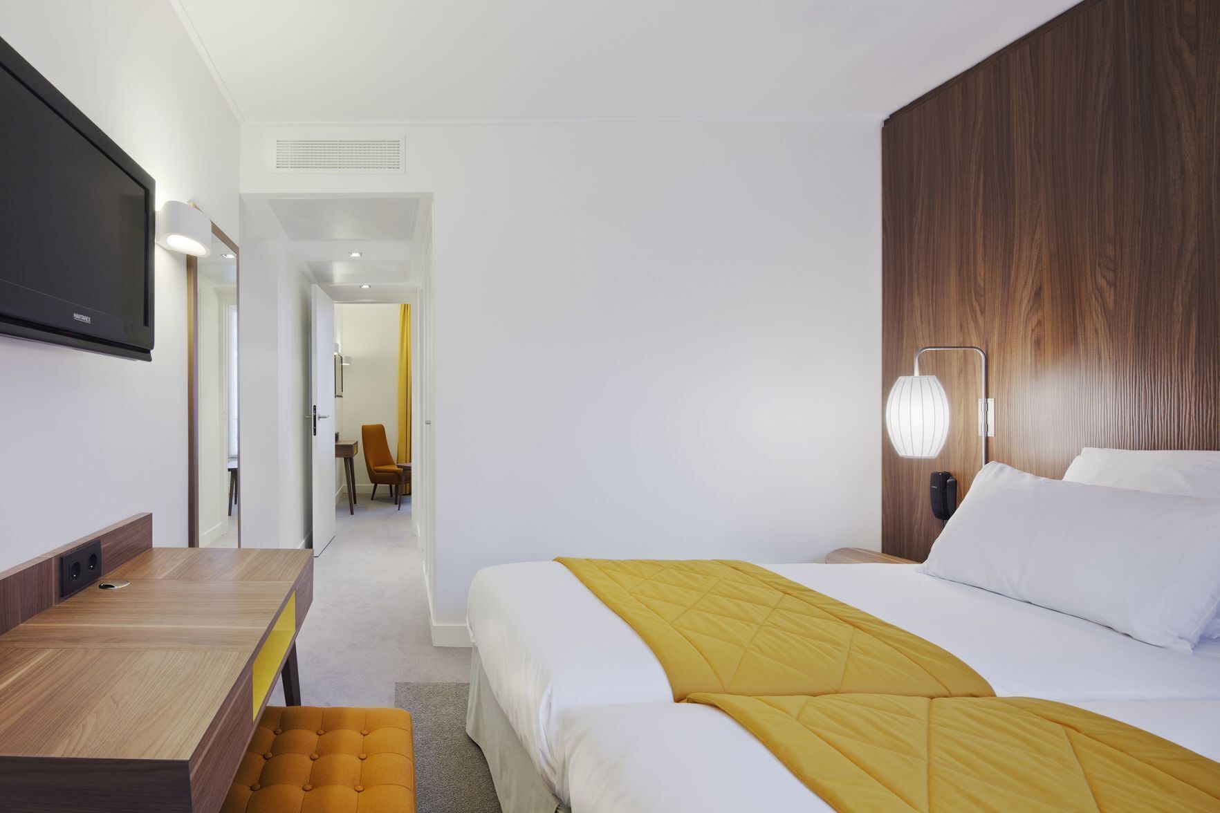 Premium bedding, minibar, in-room safe, desk