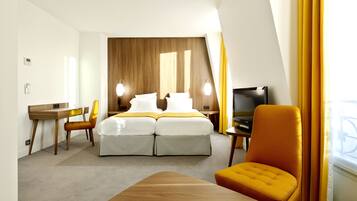 Premium bedding, minibar, in-room safe, desk