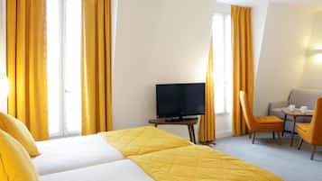 Literie de qualité, minibar, coffre-fort pour ordinateur portable