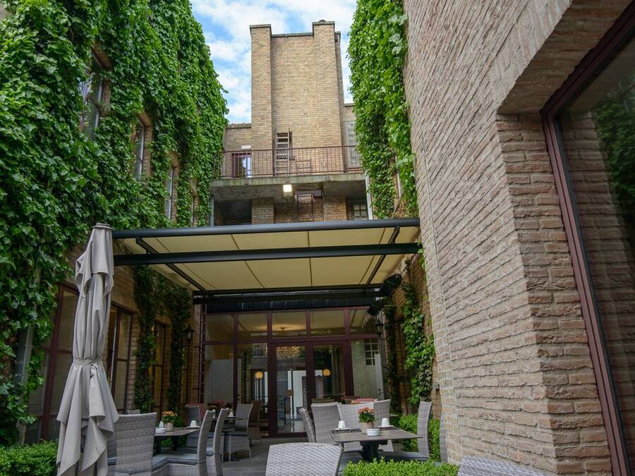 Quarto solteiro conforto | Terraço/pátio