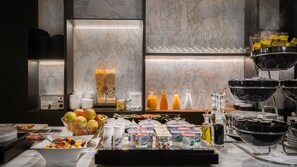 Daily buffet breakfast (EUR 22 per person)