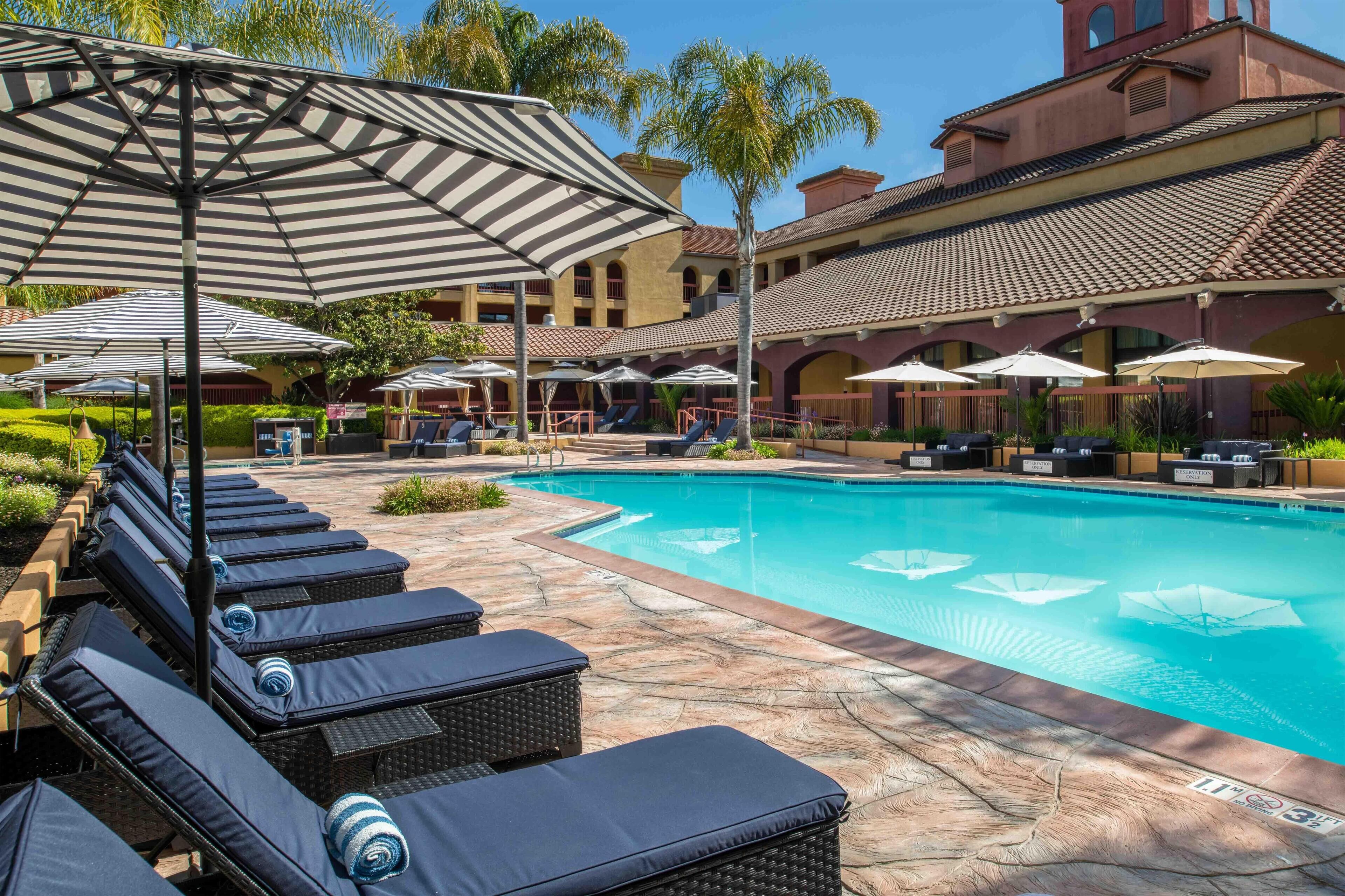 Outdoor pool, pool cabanas (surcharge), pool umbrellas