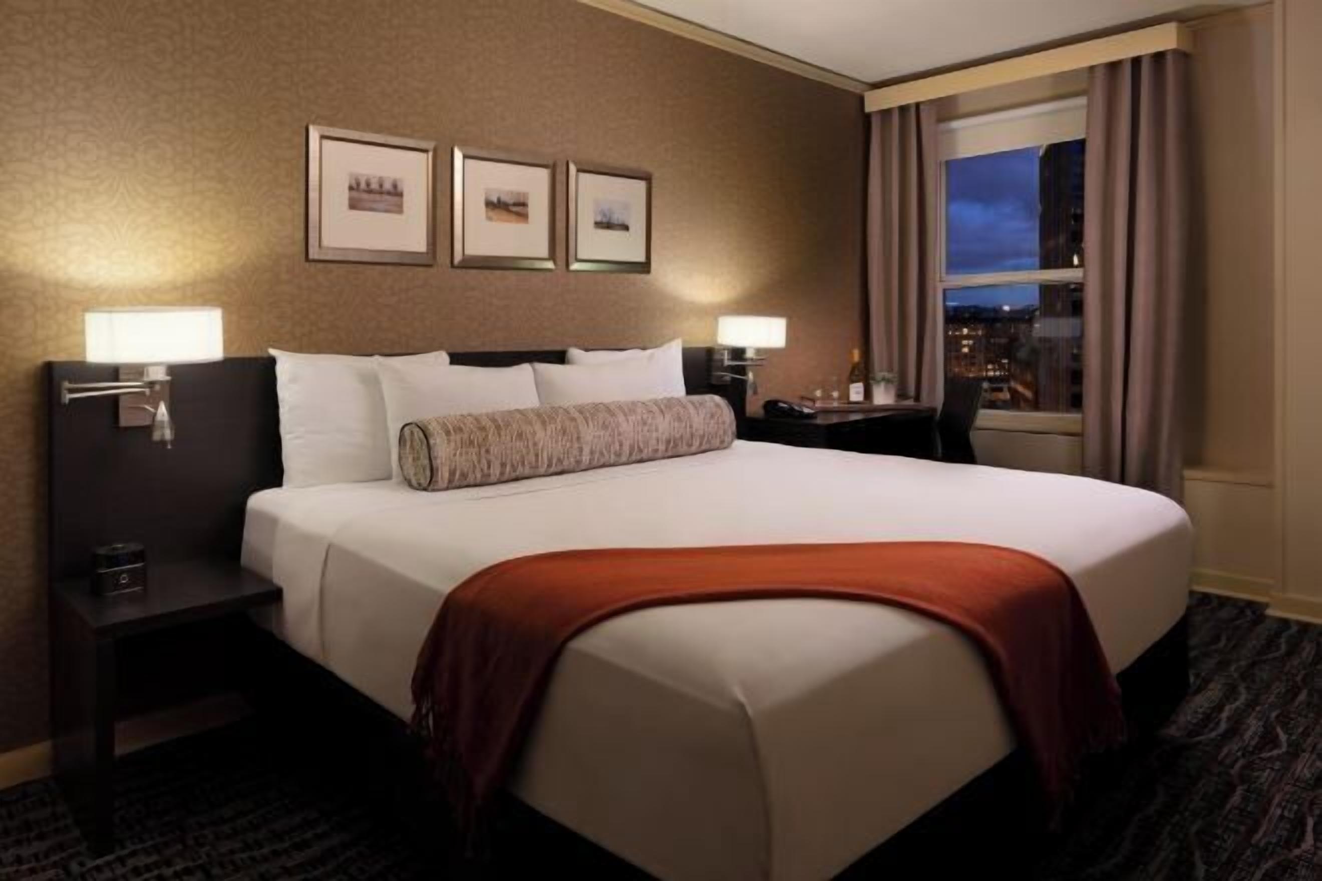 Premium bedding, in-room safe, blackout curtains, iron/ironing board