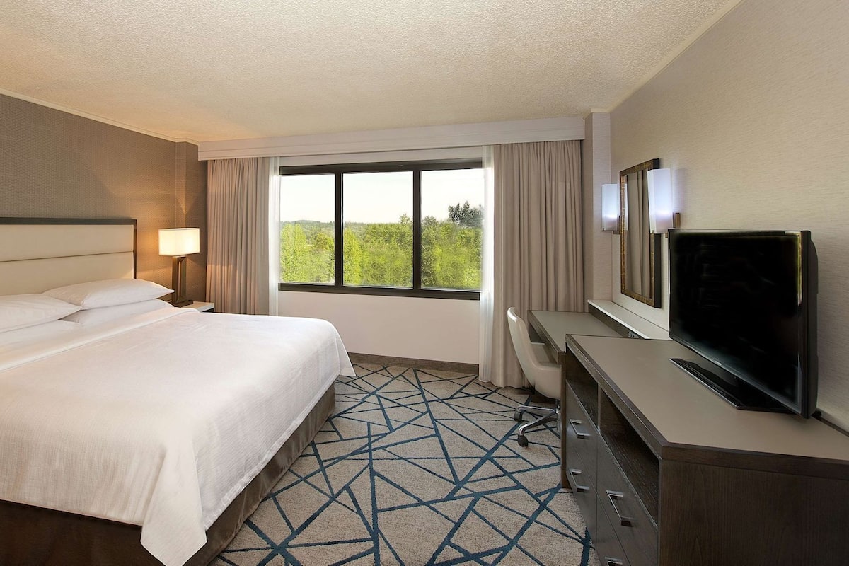 Hochwertige Bettwaren, Zimmersafe, Bügeleisen/Bügelbrett