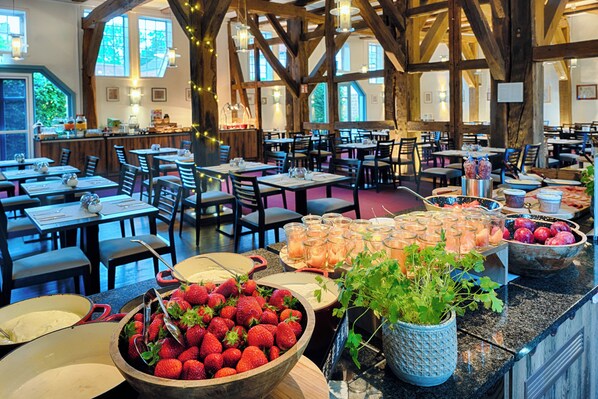 Daily buffet breakfast (EUR 24 per person)