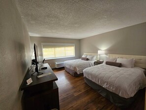 Room, 2 Queen Beds, Accessible, Non Smoking | Individually decorated, individually furnished, desk, laptop workspace