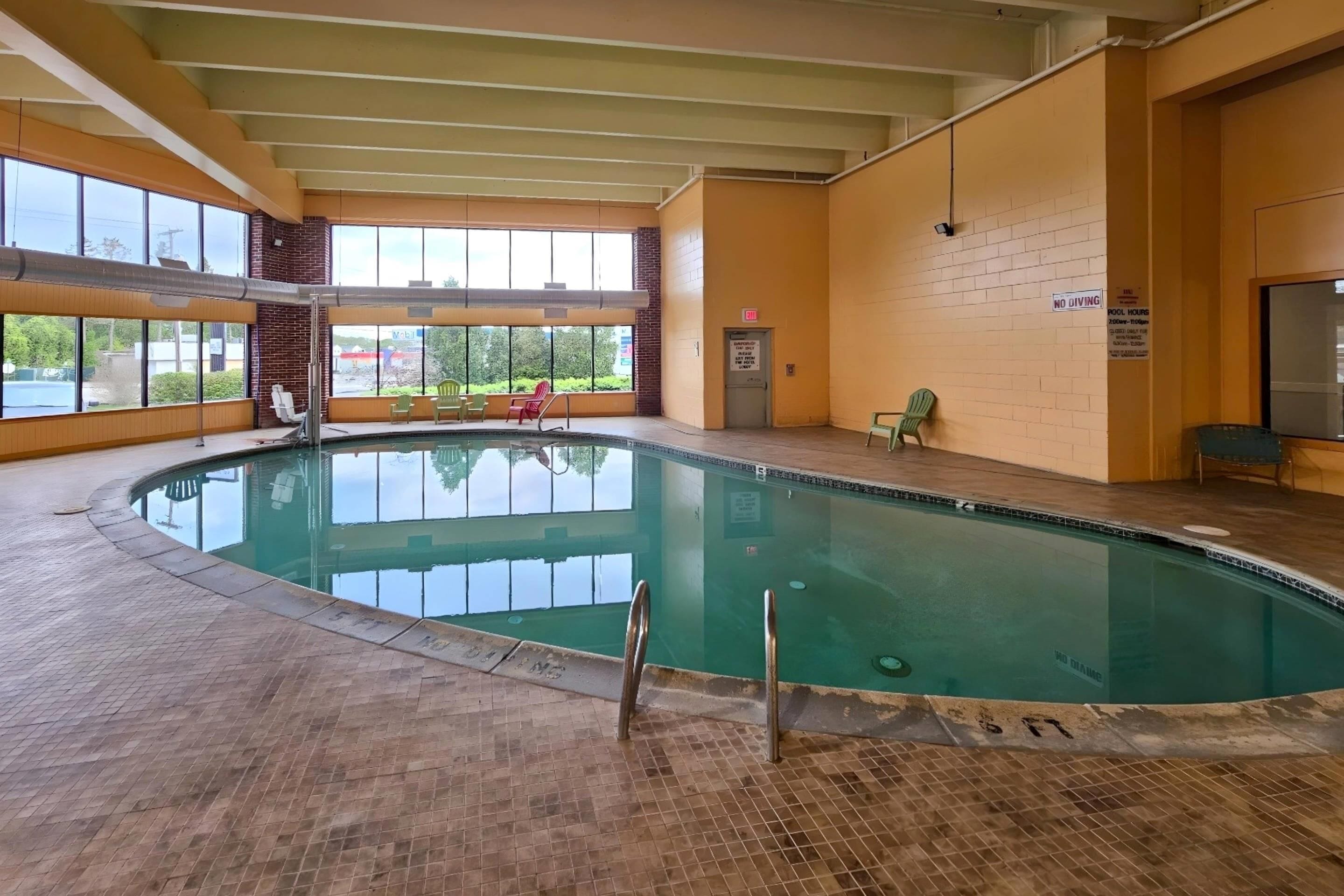 indoor pool, outdoor pool