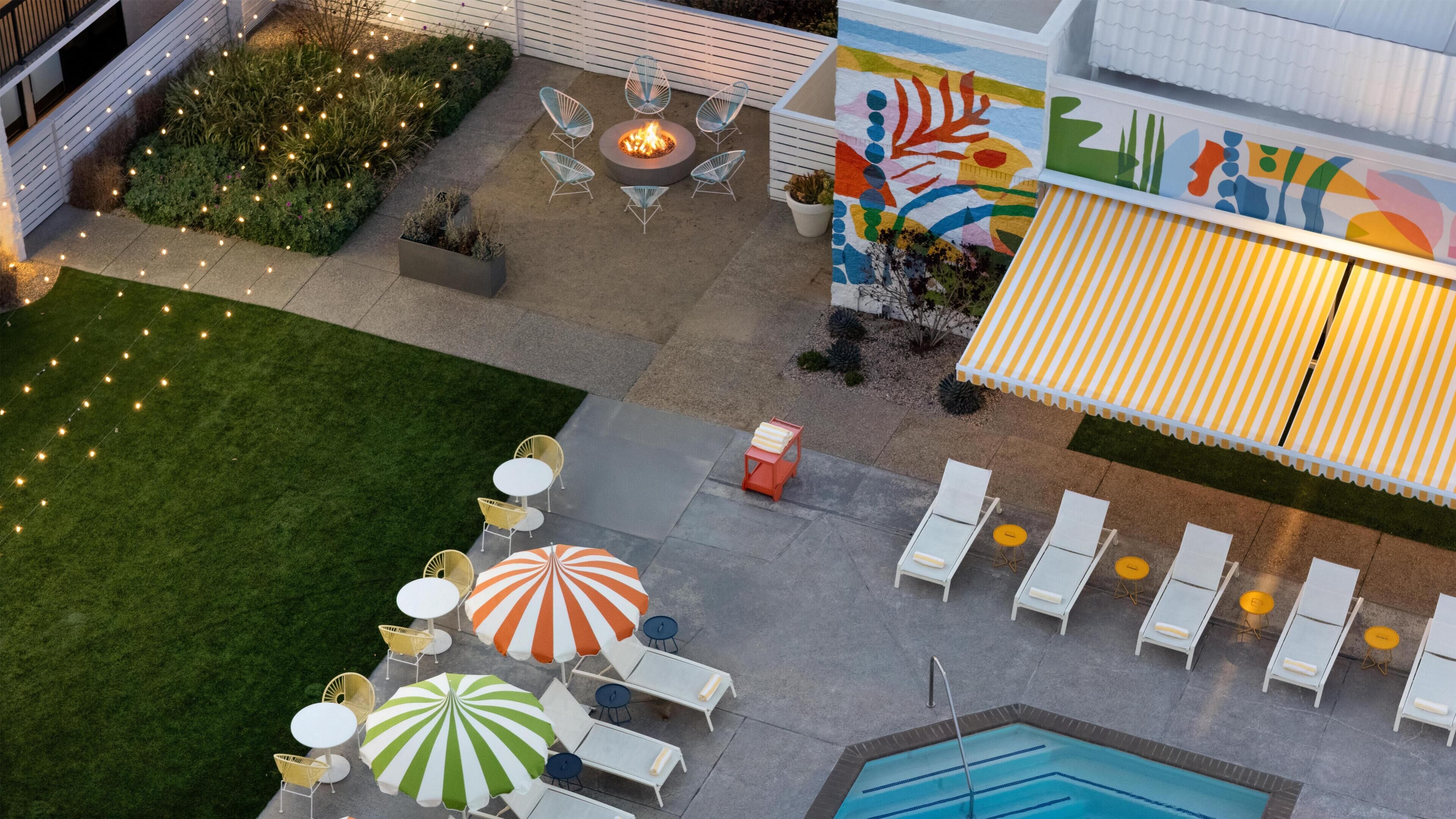 Alberca al aire libre 