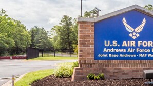 A U.S. Air Force sign at Andrews Air Force Base. - Holiday Inn Express Washington DC East - Andrews AFB by IHG (Suitland)