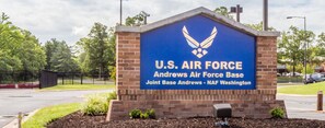 A U.S. Air Force sign at Andrews Air Force Base. - Holiday Inn Express Washington DC East - Andrews AFB by IHG (Suitland)