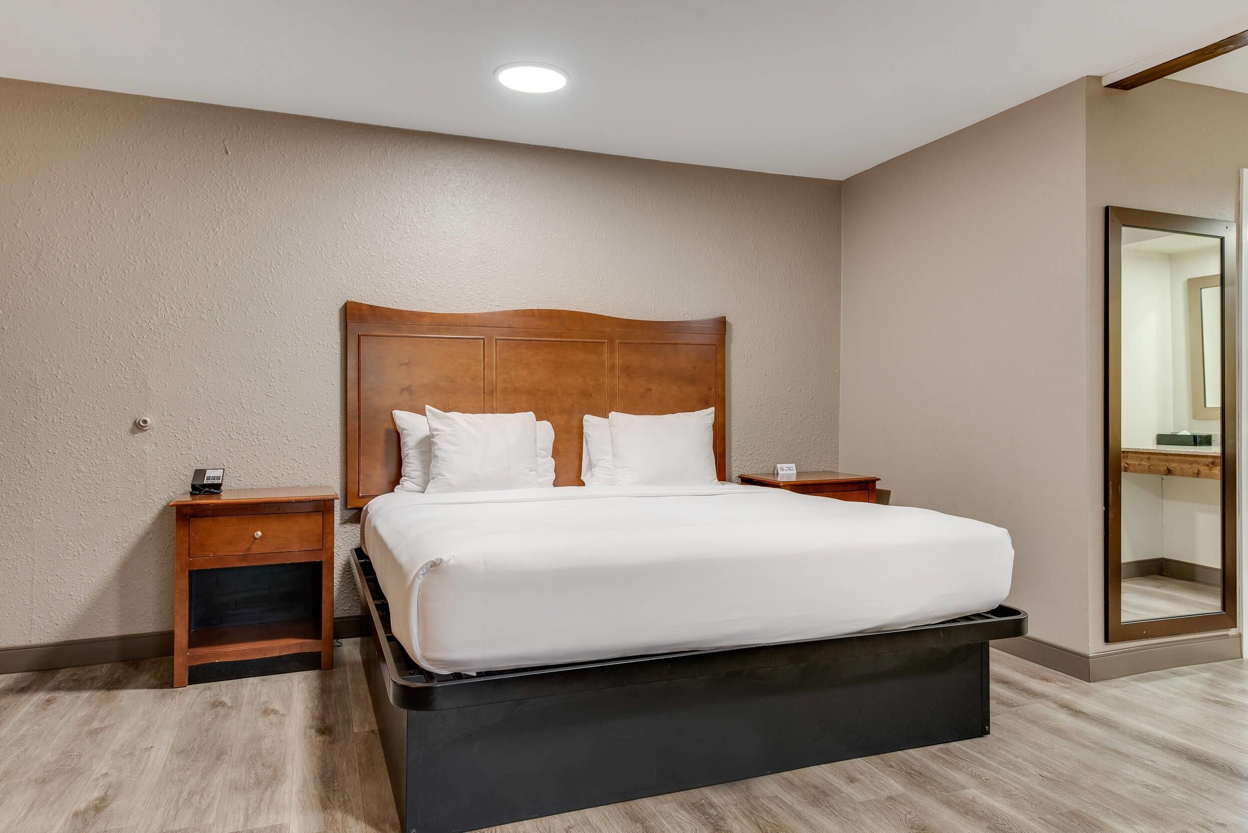 Standard Room, 1 King Bed, Non Smoking | Iron/ironing board, free WiFi, bed sheets, alarm clocks