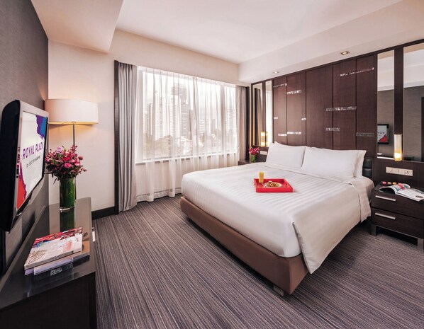 Suite Club (Corporate) | Ropa de cama de alta calidad y caja de seguridad en la habitación 