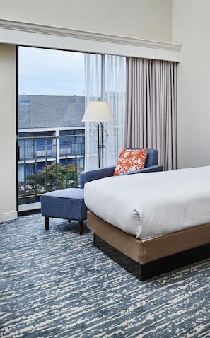 Room, 1 King Bed, Accessible, Bathtub | View from room