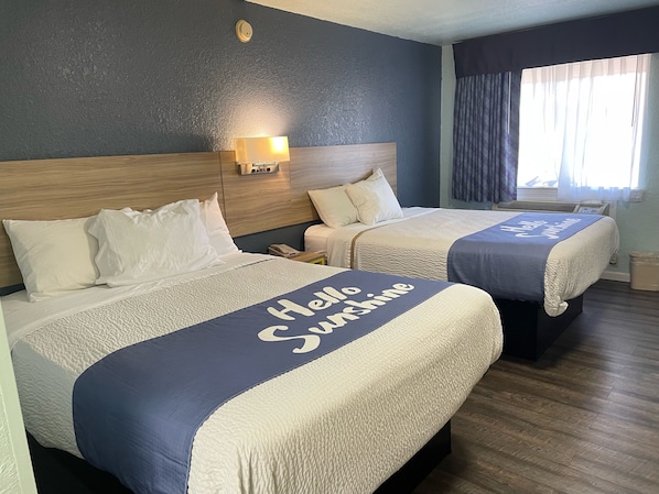 Desk, iron/ironing board, free WiFi, bed sheets