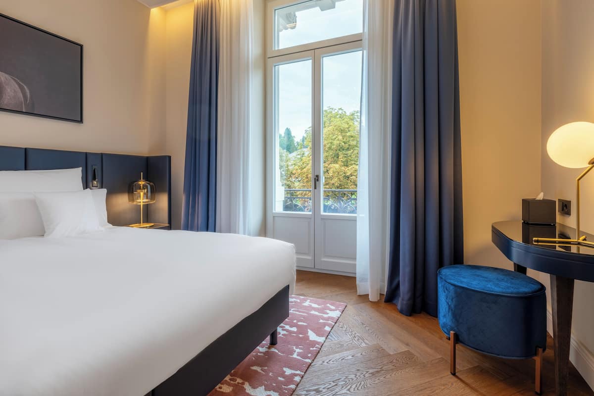 Suite, vue sur le parc (Heritage) | Draps en coton égyptien, literie de qualité, minibar, coffre-fort