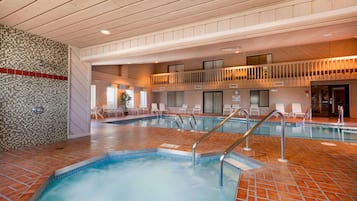Indoor pool, a heated pool