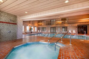 Indoor pool, a heated pool