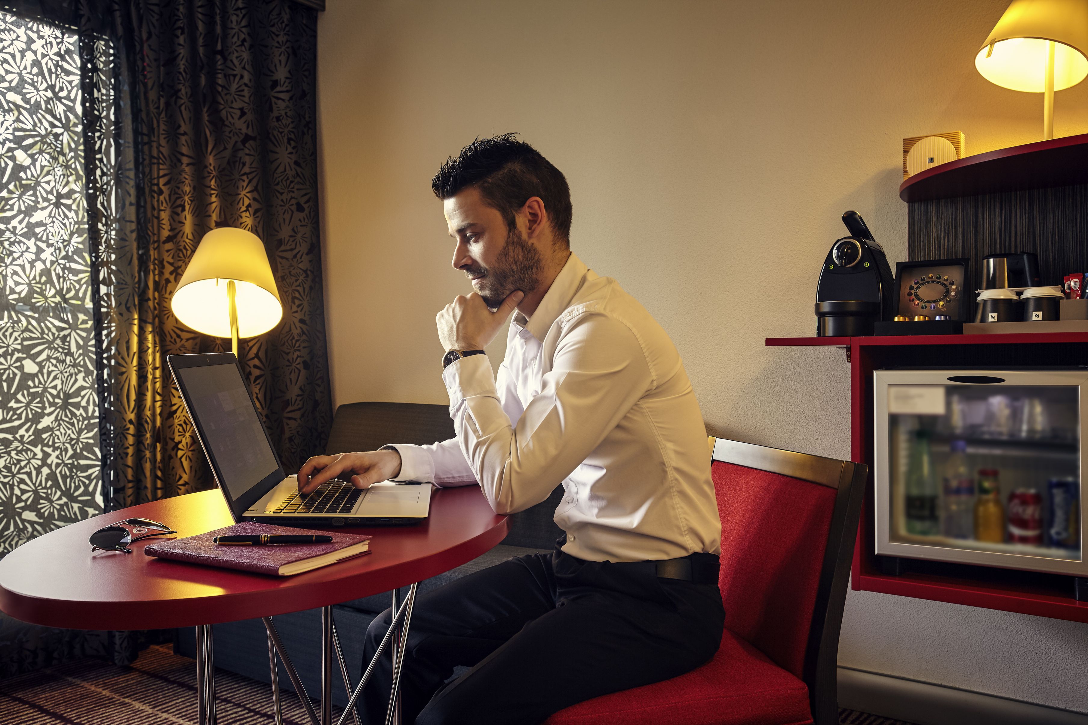 premium bedding, minibar, in-room safe, desk