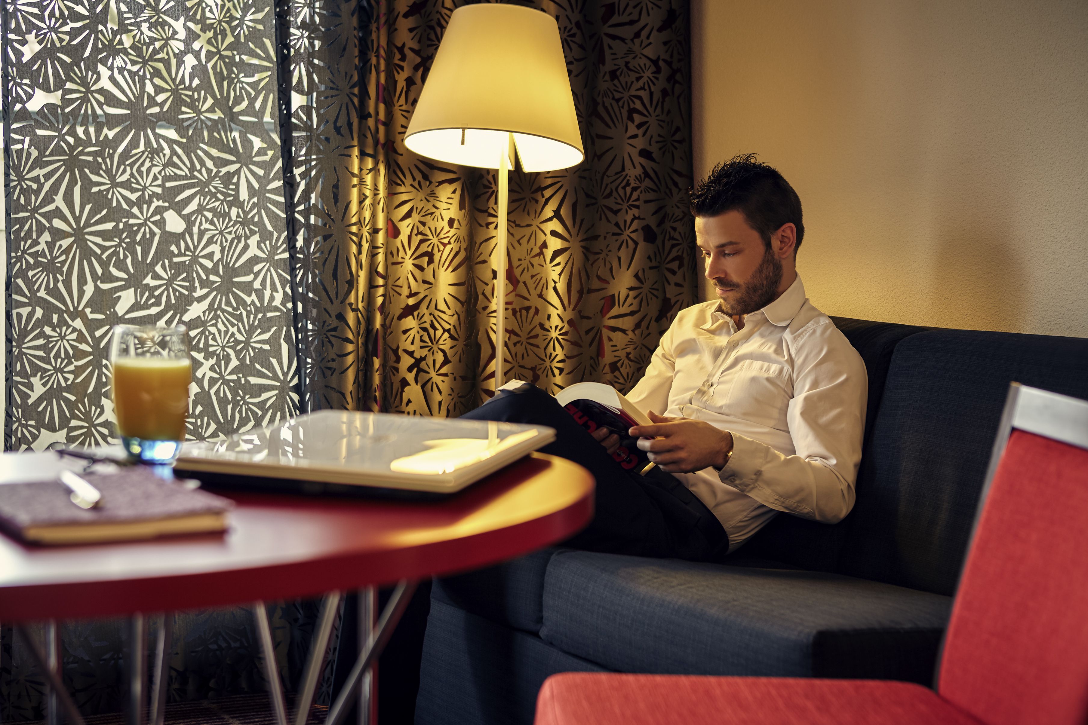 privilege, duplex, 1 double bed with sofa bed, balcony | premium bedding, minibar, in-room safe, desk