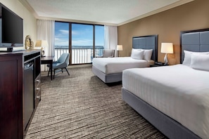 Premium bedding, pillow-top beds, in-room safe, desk