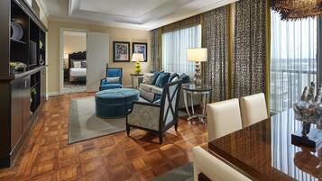 Premium bedding, pillowtop beds, in-room safe, desk