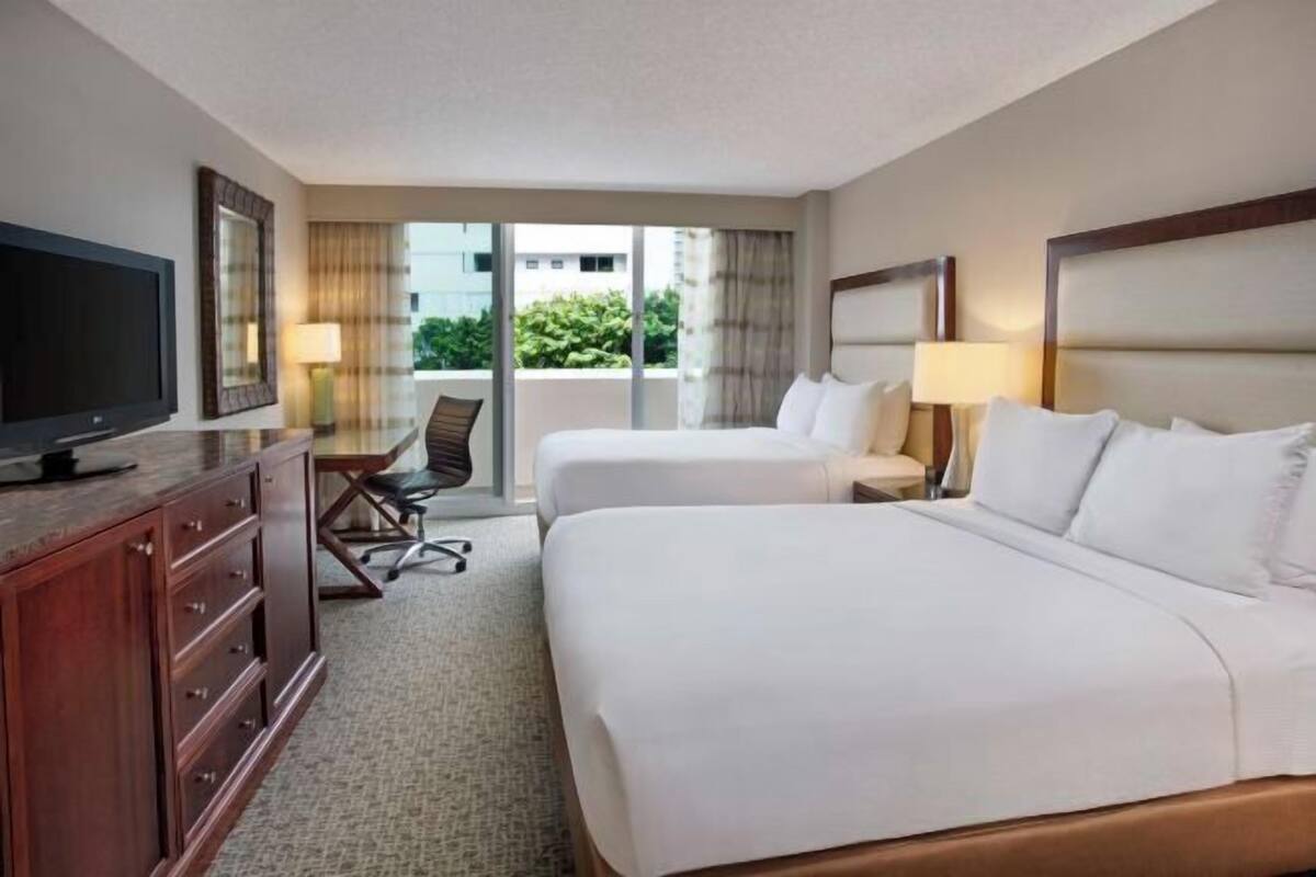 Premium bedding, down duvets, pillow-top beds, in-room safe
