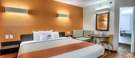 Free WiFi, bed sheets