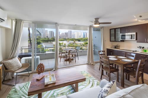 Appart'hôtel, 1 chambre, vue ville (Unit 55 ,1Bath) | Terrasse/Patio