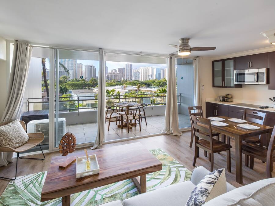 Condo, 1 Bedroom, City View (Unit 55 ,1Bath) | Terrace/patio