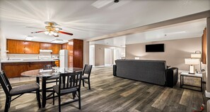 Standard Apartment, 1 King Bed, Non Smoking, Kitchen (with Sofabed, Full Kitchen) | Living area | LCD TV, MP3 dock - Best Western Plus Orchid Hotel & Suites (Roseville)