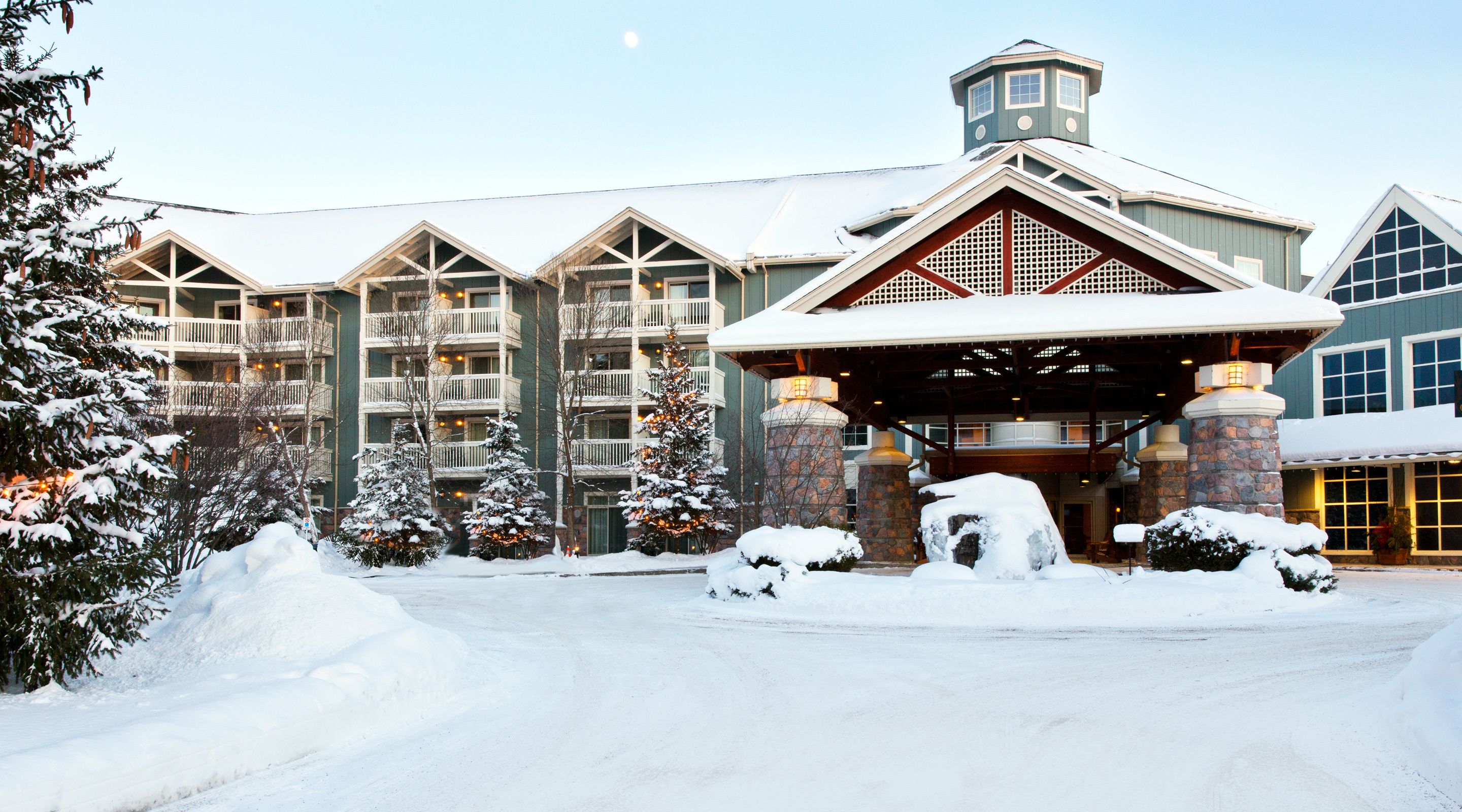 Blick von der Unterkunft