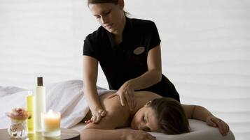 Body treatments, aromatherapy, hot stone massages, deep-tissue massages