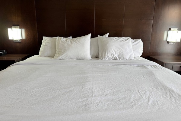 Premium bedding, blackout drapes, iron/ironing board, free WiFi