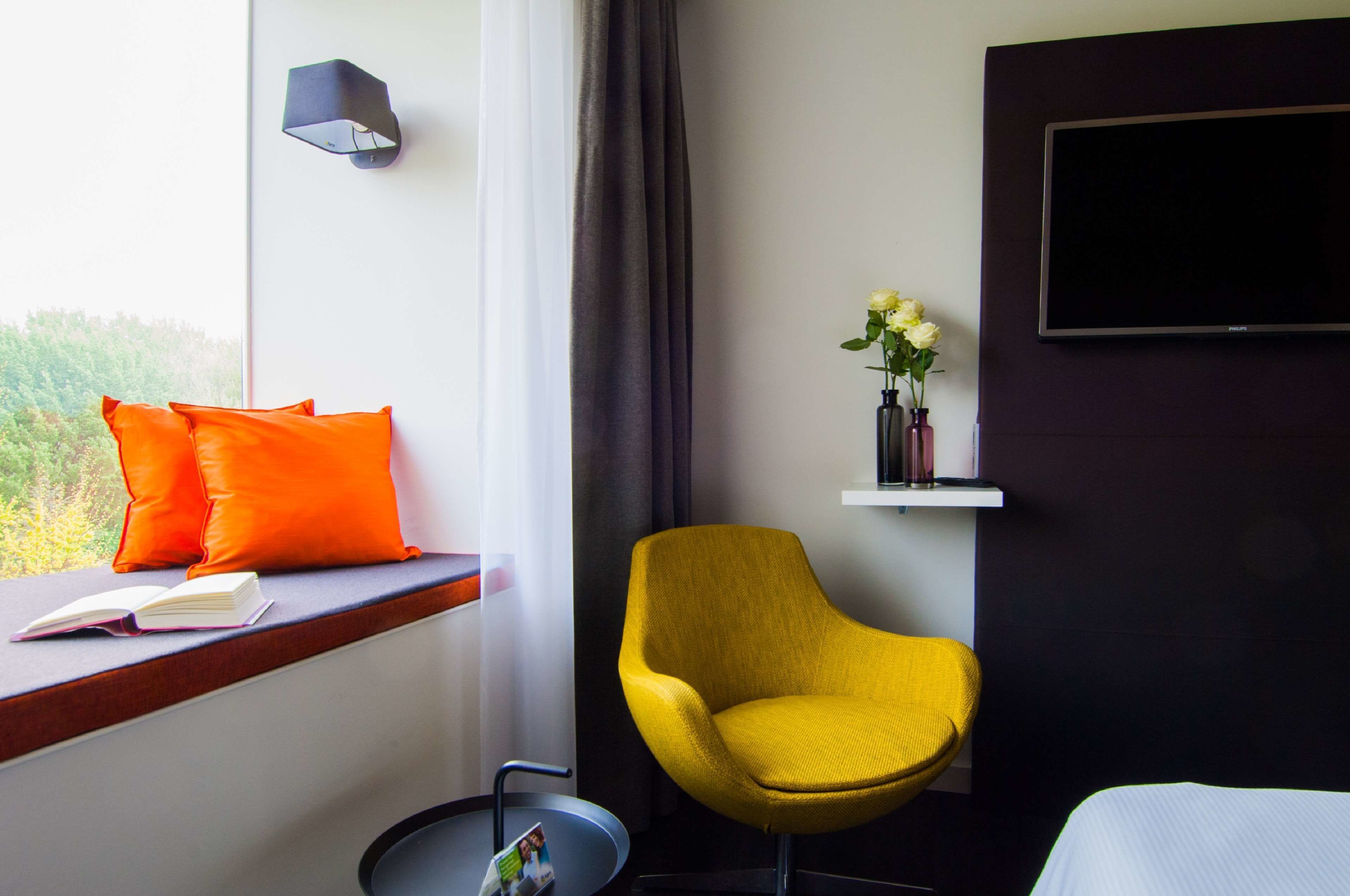 In-room safe, blackout drapes, cribs (free), WiFi (free)