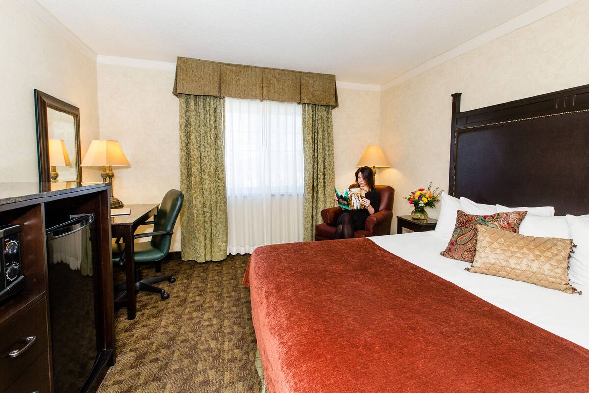 Standard Room, 1 King Bed | Premium bedding, desk, blackout drapes, soundproofing