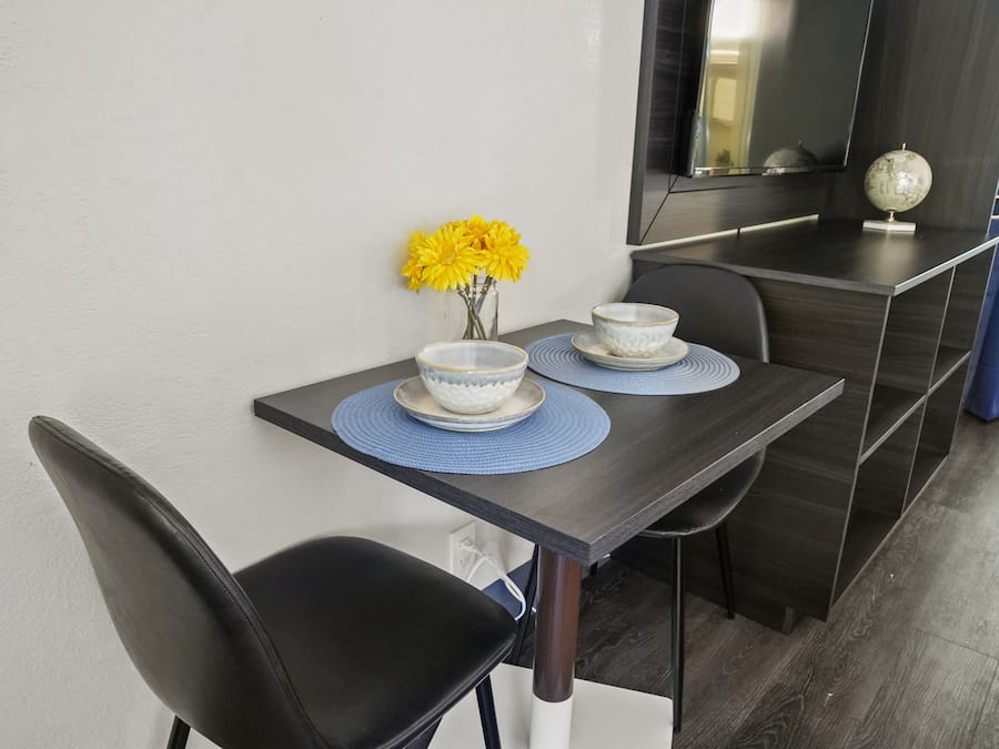 34-inch flat-screen TV with digital channels, TV