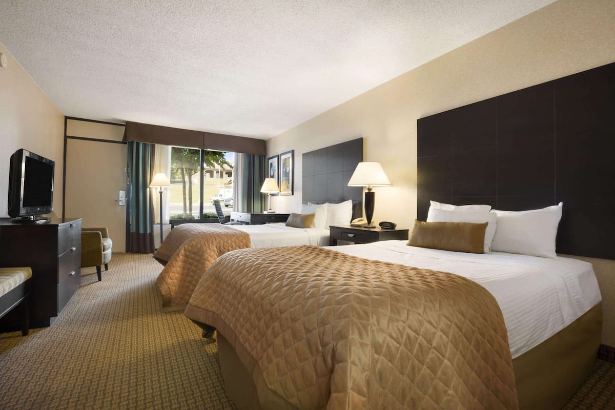 Pillow-top beds, in-room safe, desk, laptop workspace