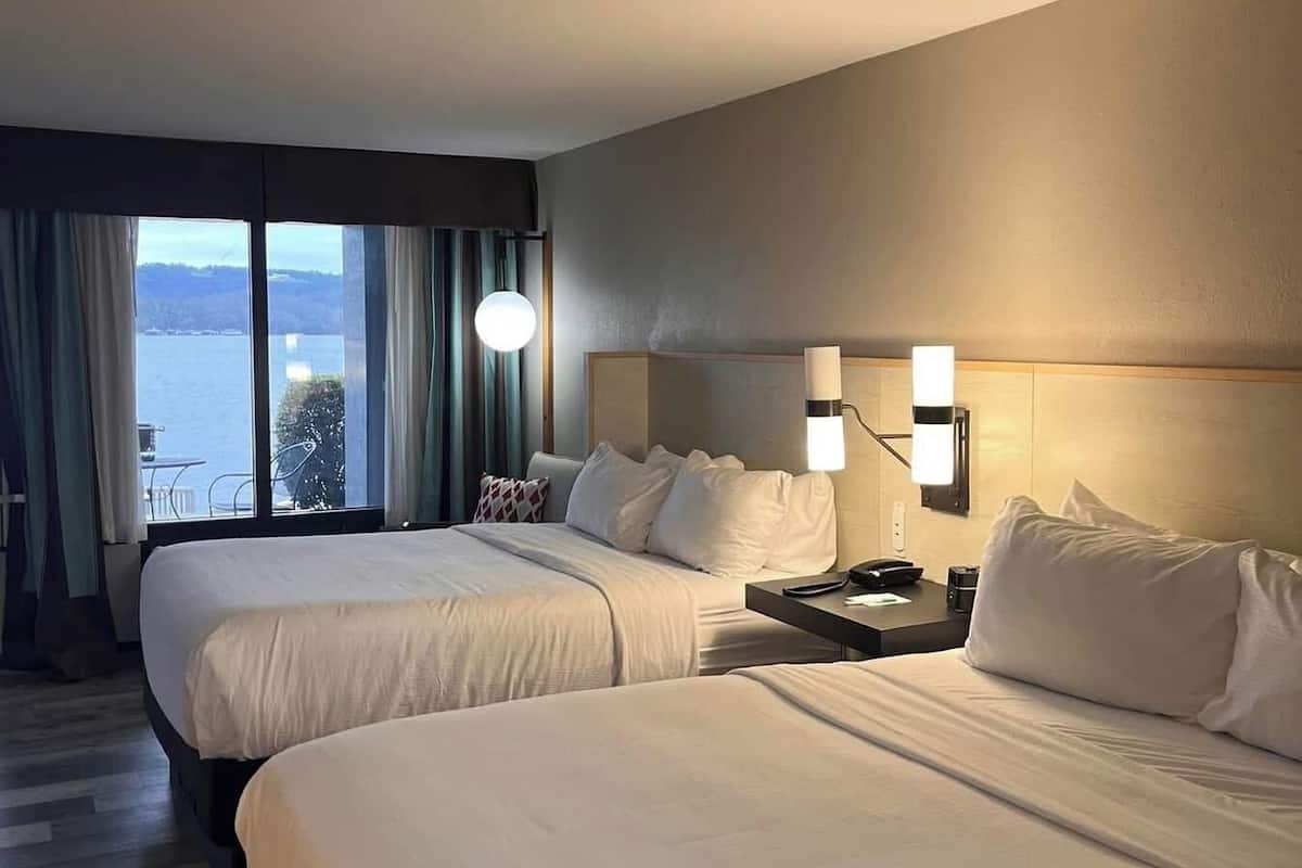 Pillow-top beds, in-room safe, desk, laptop workspace