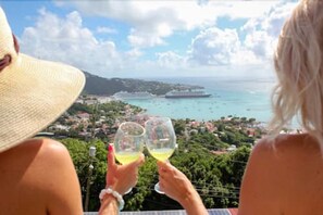 Vue depuis l’hébergement