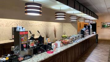 Free daily on-the-go breakfast