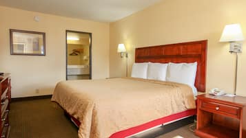 Quarto standard, 1 cama King | Wi-Fi de cortesia, roupa de cama