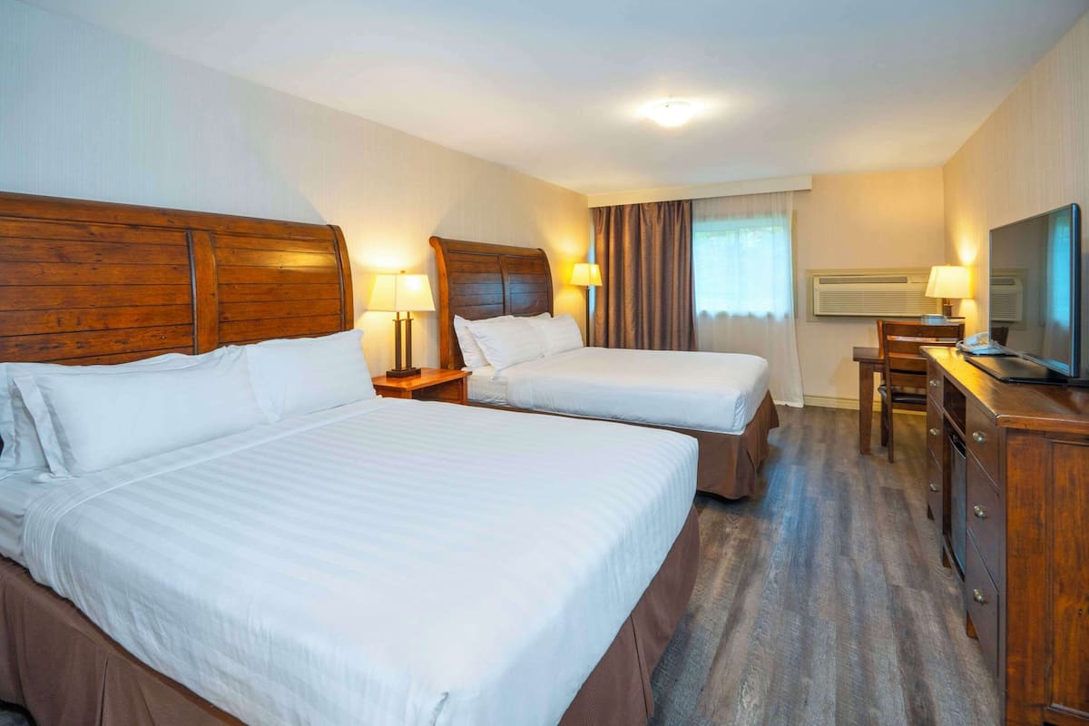 Room, 2 Queen Beds, Non Smoking | Premium bedding, blackout drapes, soundproofing, iron/ironing board