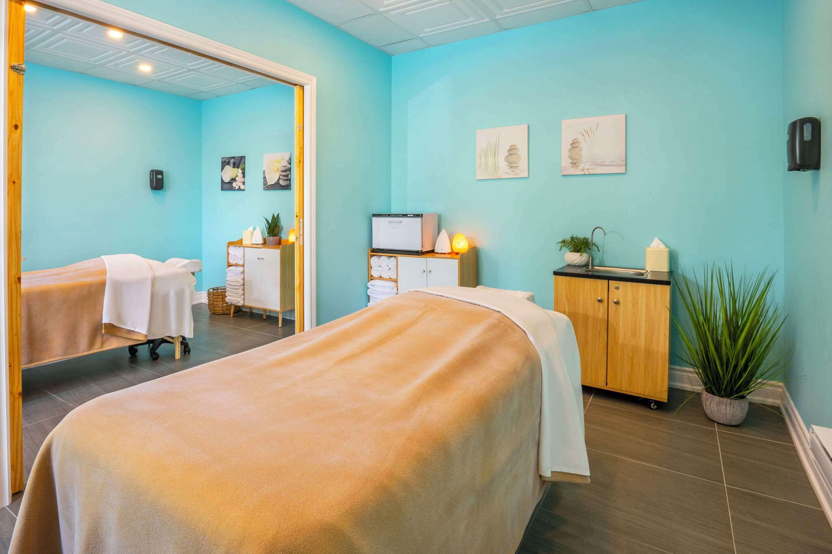 Body treatments, aromatherapy, deep-tissue massages, body wraps