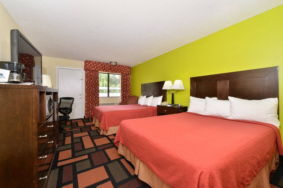 In-room safe, desk, blackout drapes, iron/ironing board