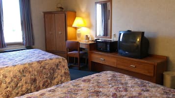 Individually decorated, individually furnished, desk, blackout drapes