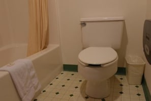 Ensemble baignoire-douche, séchoir à cheveux, serviettes fournies