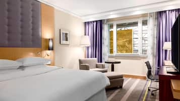 1 slaapkamer, luxe beddengoed, een minibar, een kluis op de kamer