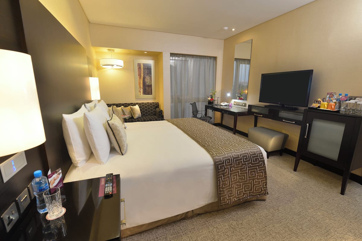 1 habitación y ropa de cama de alta calidad