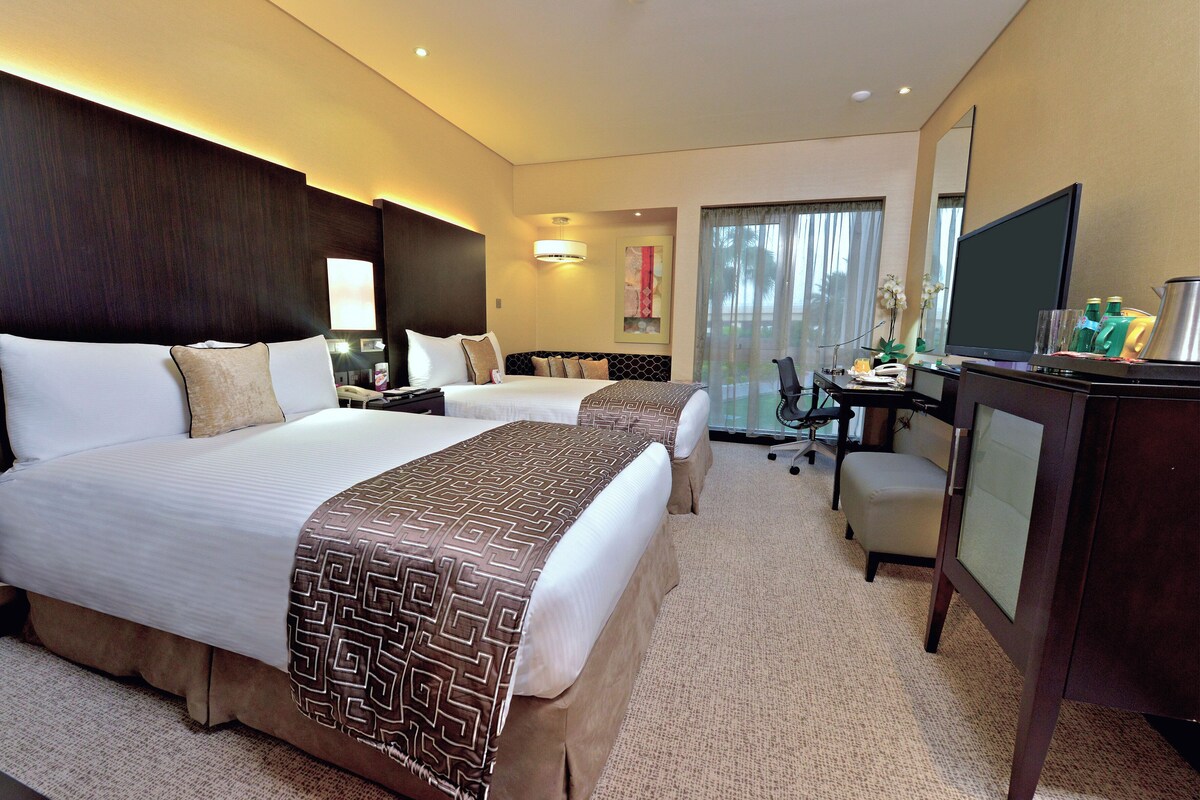 Ropa de cama de alta calidad y artículos del minibar gratis 